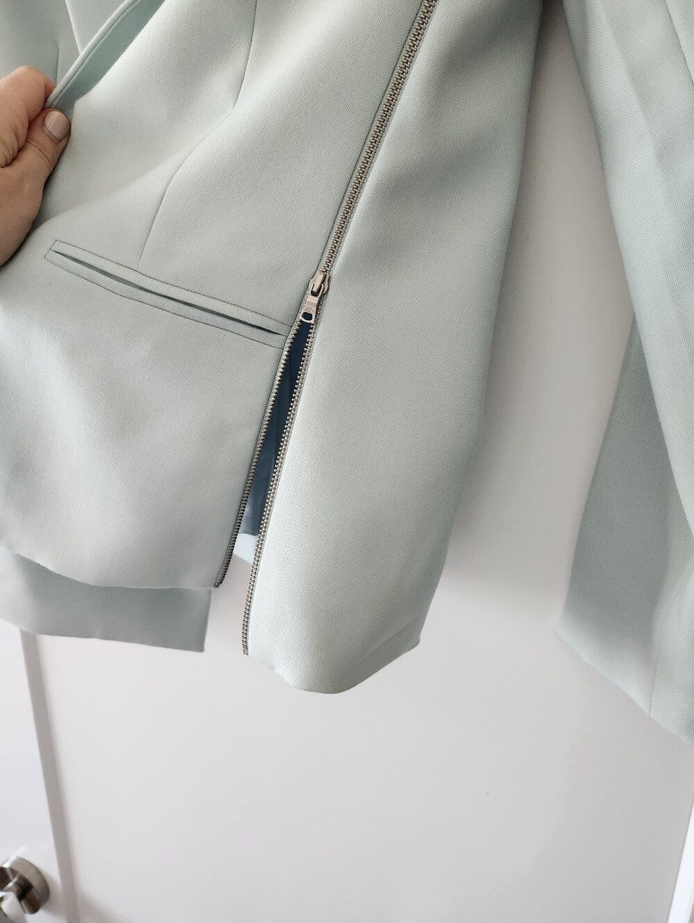 Club Monaco Pastel Blue Wool Blazer - Picture 11 of 14